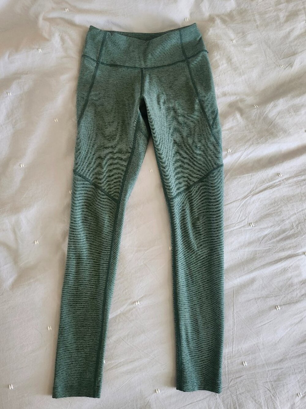 Outdoor Voices 7/8 Leggings (Heather Hunter Green) - XS